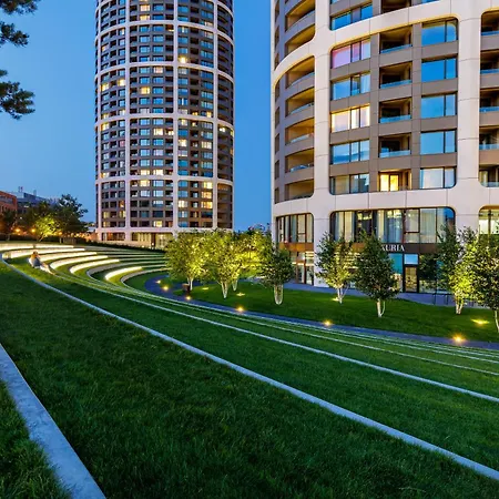 Apartment Sky Park Tower 1, 22 Level, Downtown Centrum, Adress In Town, Parking Included Bratislava