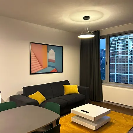 Apartment Sky Park Tower 1, 22 Level, Downtown Centrum, Adress In Town, Parking Included Bratislava