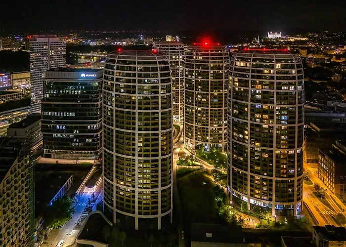 Sky Park Tower 1, 22 Level, Downtown Centrum, Adress In Town, Parking Included * Bratislava