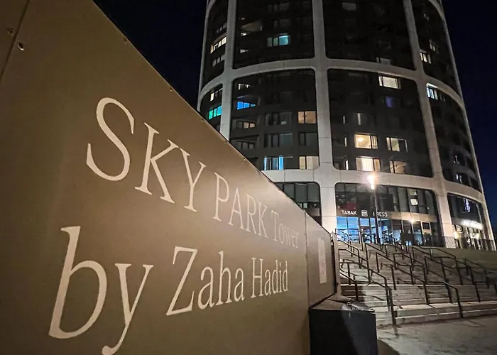Sky Park Tower 1, 22 Level, Downtown Centrum, Adress In Town, Parking Included 아파트