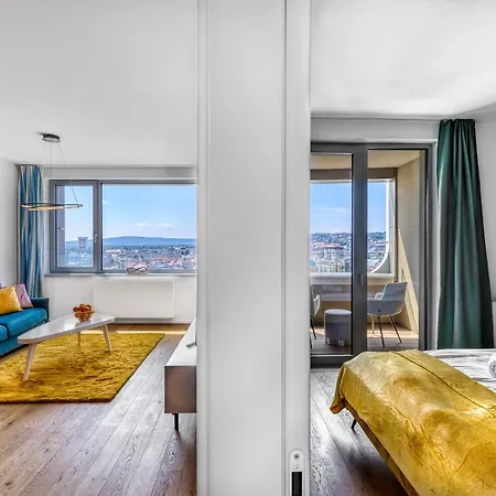Appartement Sky Park Tower 1, 22 Level, Downtown Centrum, Adress In Town, Parking Included *